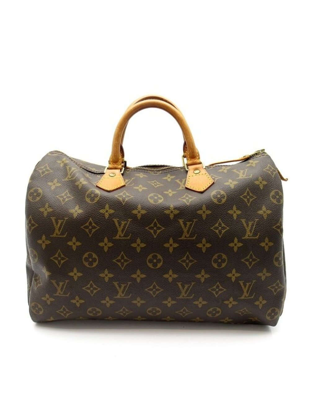 Louis Vuitton Speedy 35 Monogram Handbag Brown
